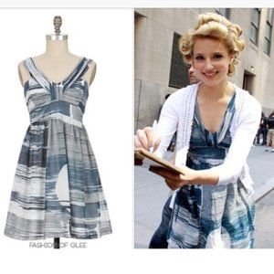 Anthropologie SINE Stormy Seascape Dress